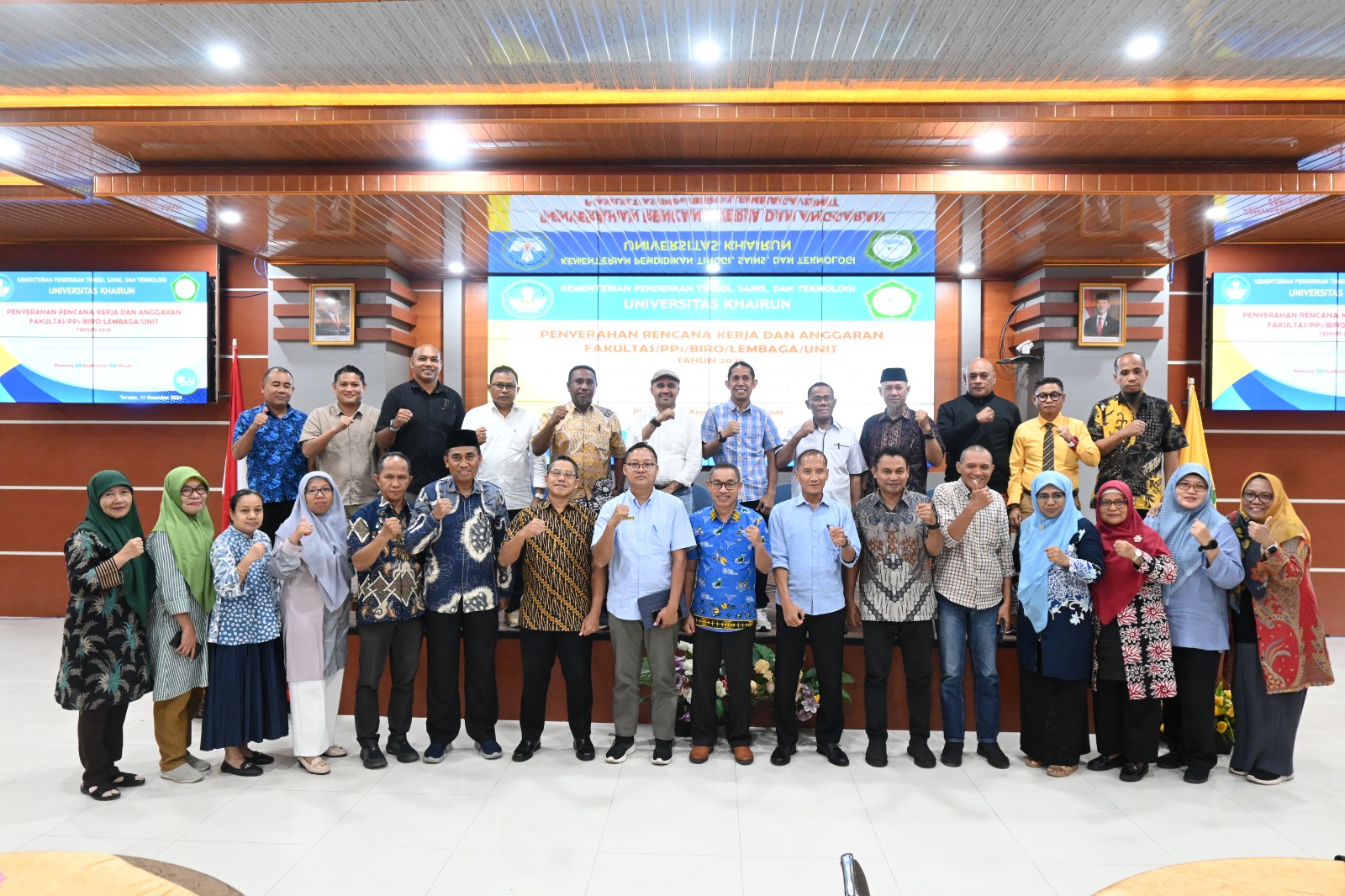 Penyerahan RKA TA 2025, Rektor Unkhair Pastikan Anggaran Tepat Waktu dan Tepat Sasaran